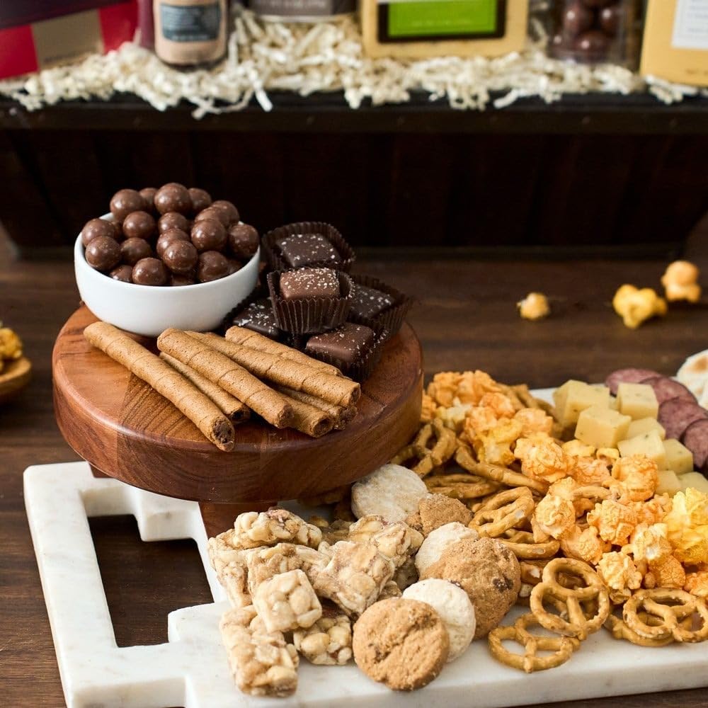 Snack & Chocolate Gift Basket Deluxe - Gourmet Food Gift by GourmetGiftBaskets.com