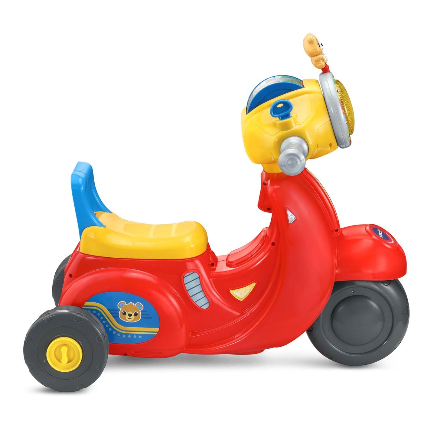 VTech 2-in-1 Map and Go Scooter for Toddlers, Red