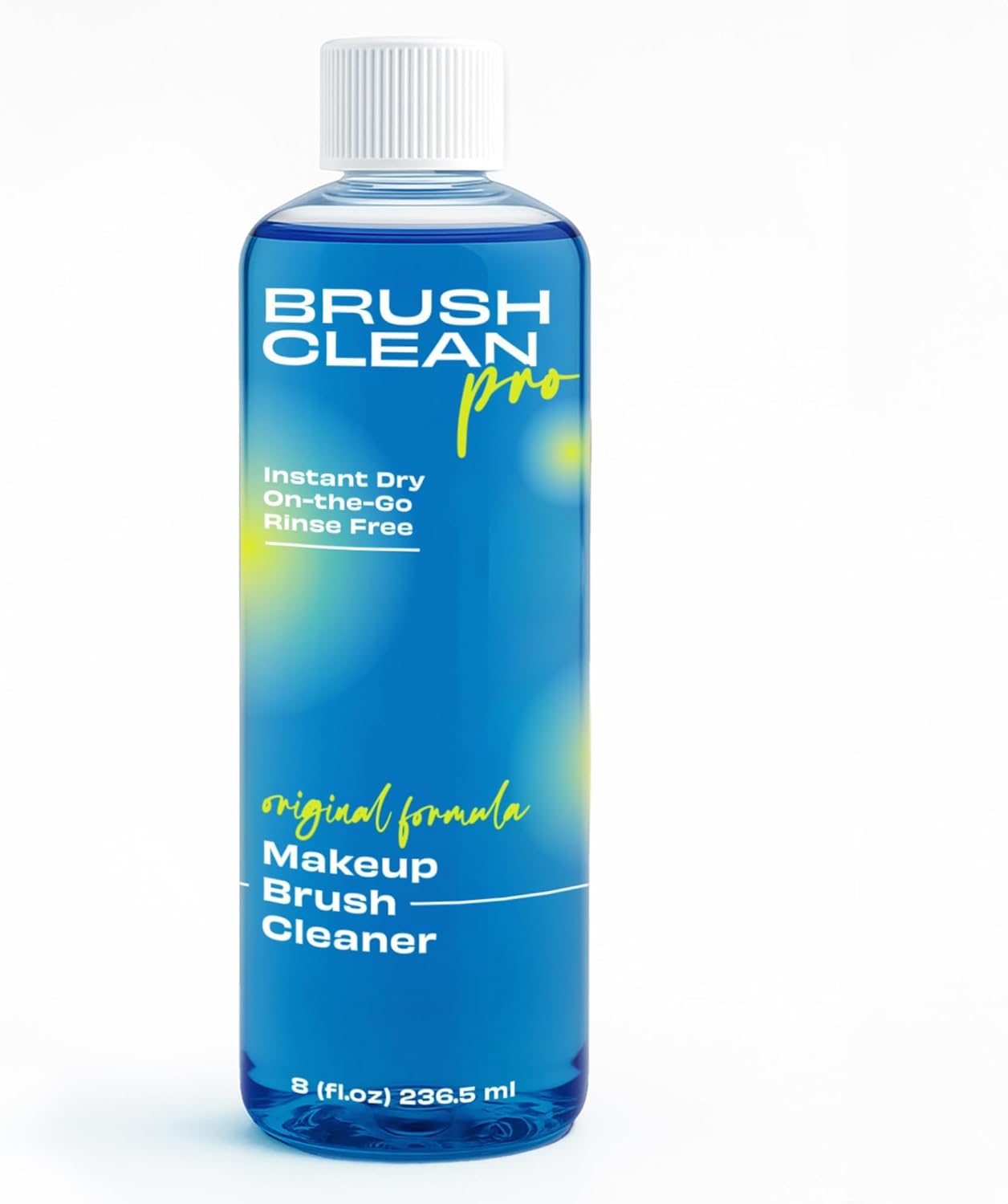 Original Makeup Brush Cleaner - Professional Cleanser for Makeup Brushes - Quick-Drying, Rinse-Free Formula - Removes Stubborn Waterproof Make Up, 8 oz
