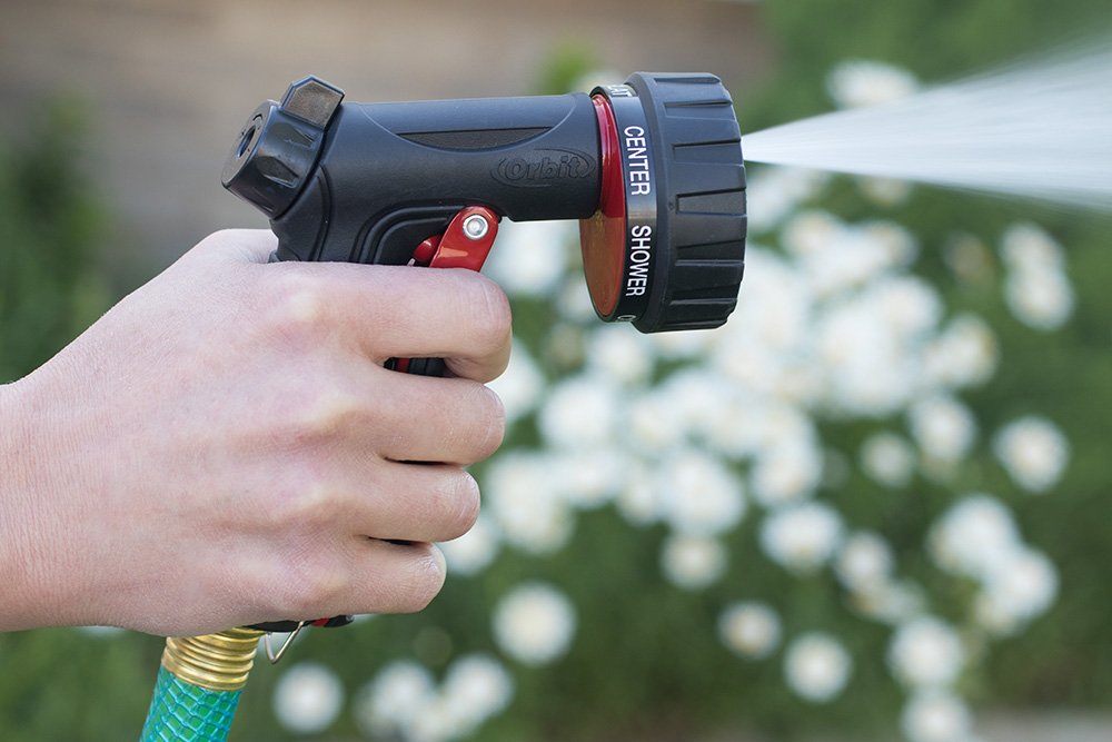 5-Pack Orbit Pro Flo 7 Pattern Outdoor Hose-End Lawn and Garden Watering Nozzle with Front Trigger