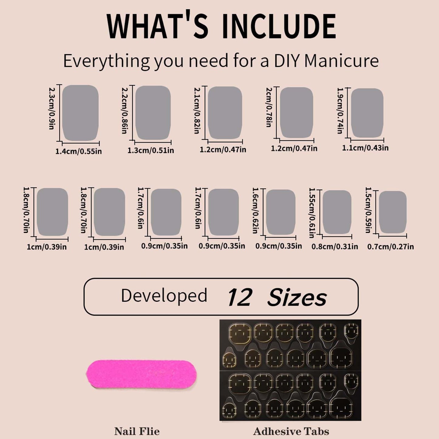 Square Press On Nails Short Fake Nails Blue False Nails With Flower Design Full Cover Acrylic Summer Glue On Nail Artificial Glossy Reusable Stick On Nail For Women 24pcs