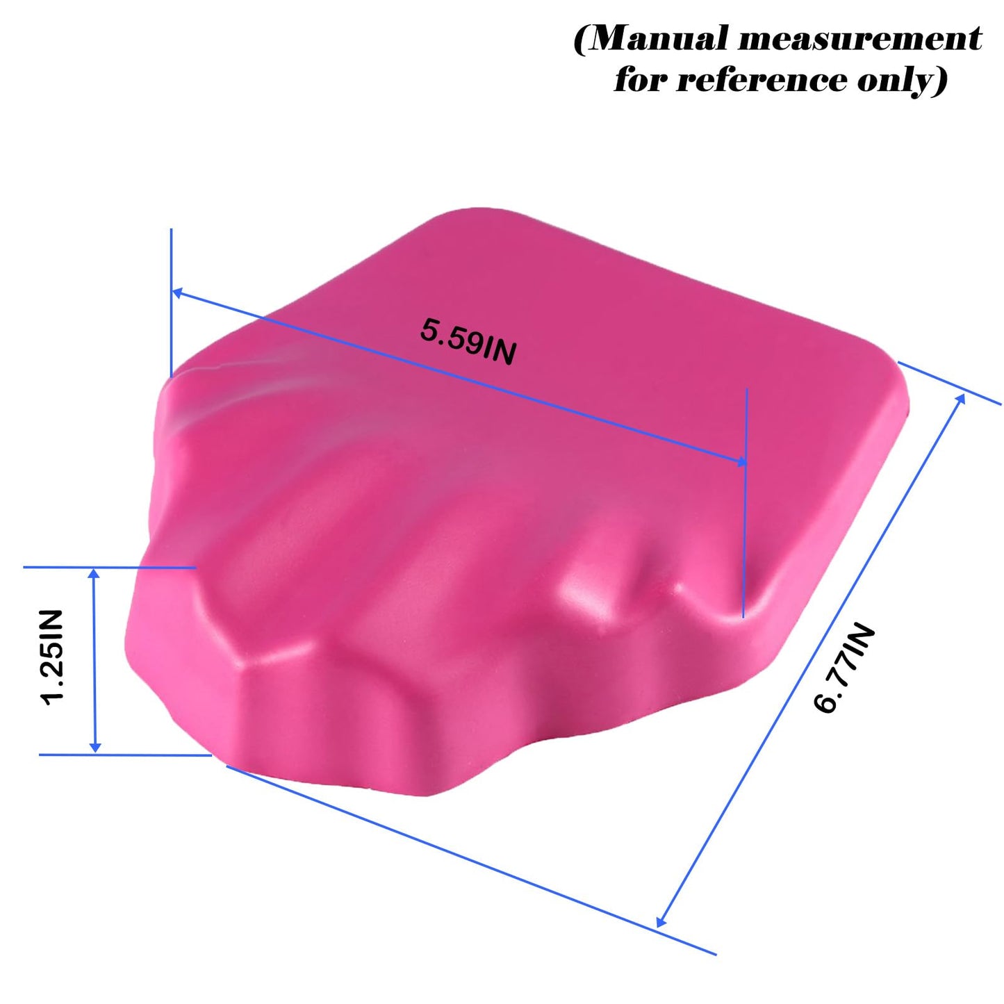 Nail Arm Rest 4pcs Silicone nail accessories,manicure hand rest,nail hand rest, arm rest for nails Nail Art Accessories Tool for Nails Tech Manicure Pedicure Salon Home Use-pink
