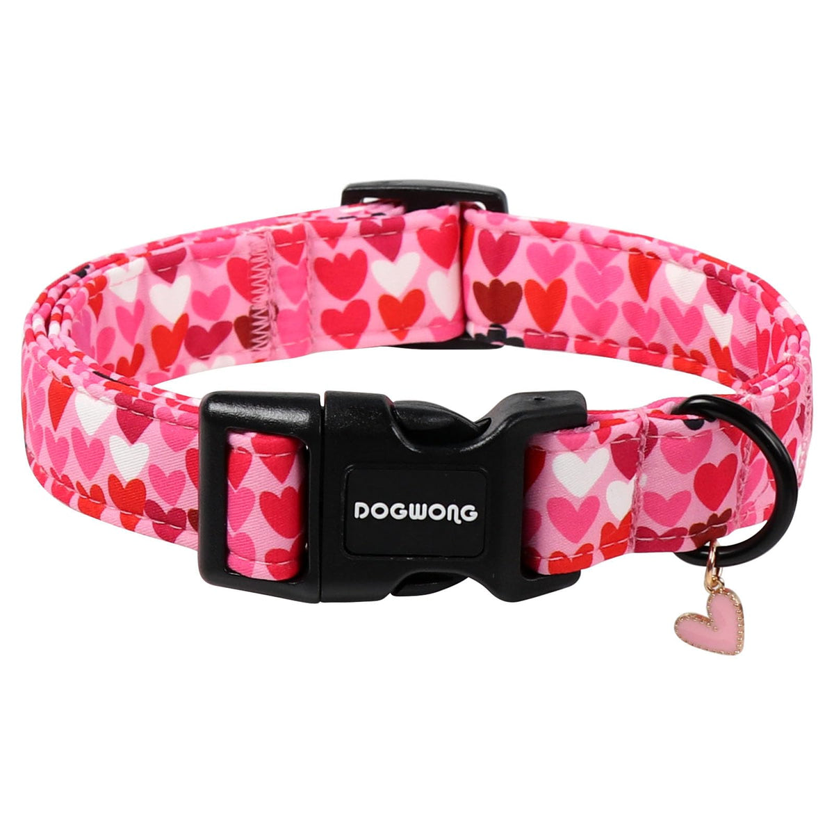 DOGWONG Fall Dog Collar- Pink Halloween Dog Collars Adjustable Classic Halloween Dog Collar for Small Medium Large Dogs M