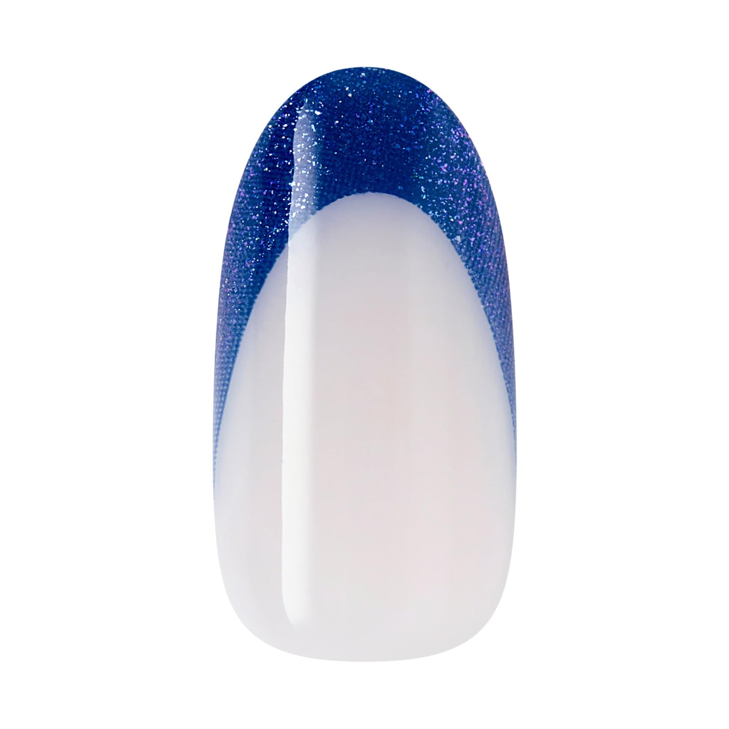 Impress X WICKED: FOR GOOD Press On Nails, ‘Wickedly Brave’, Blue, Medium Oval, New Improved Adhesive, Up To 10 Day Hold, Includes 30 Fake Nails, 1 Prep Pad, 1 Manicure Stick, 1 Mini File
