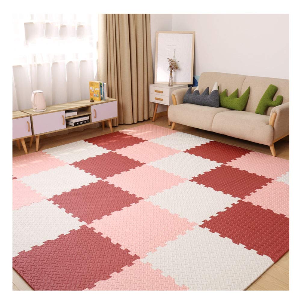 ALGFree Foam Puzzle Mat Soft Kids Baby Foam Activity Play Mat Interlocking Floor Tiles EVA Infant Crawling Mats, Customizable (Color : E, Size : 60x60x1.2cm-8pcs)