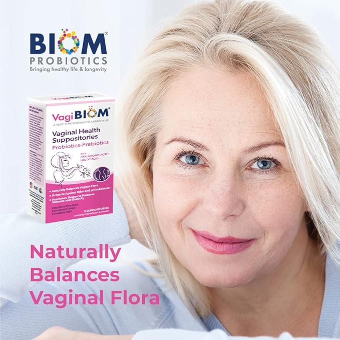 Lactobacillus Suppository: Microbiome Flora balance and Odor Control Regimen; Balance and Nourishes Healthy Flora; Paraben-Free Preservative-Free