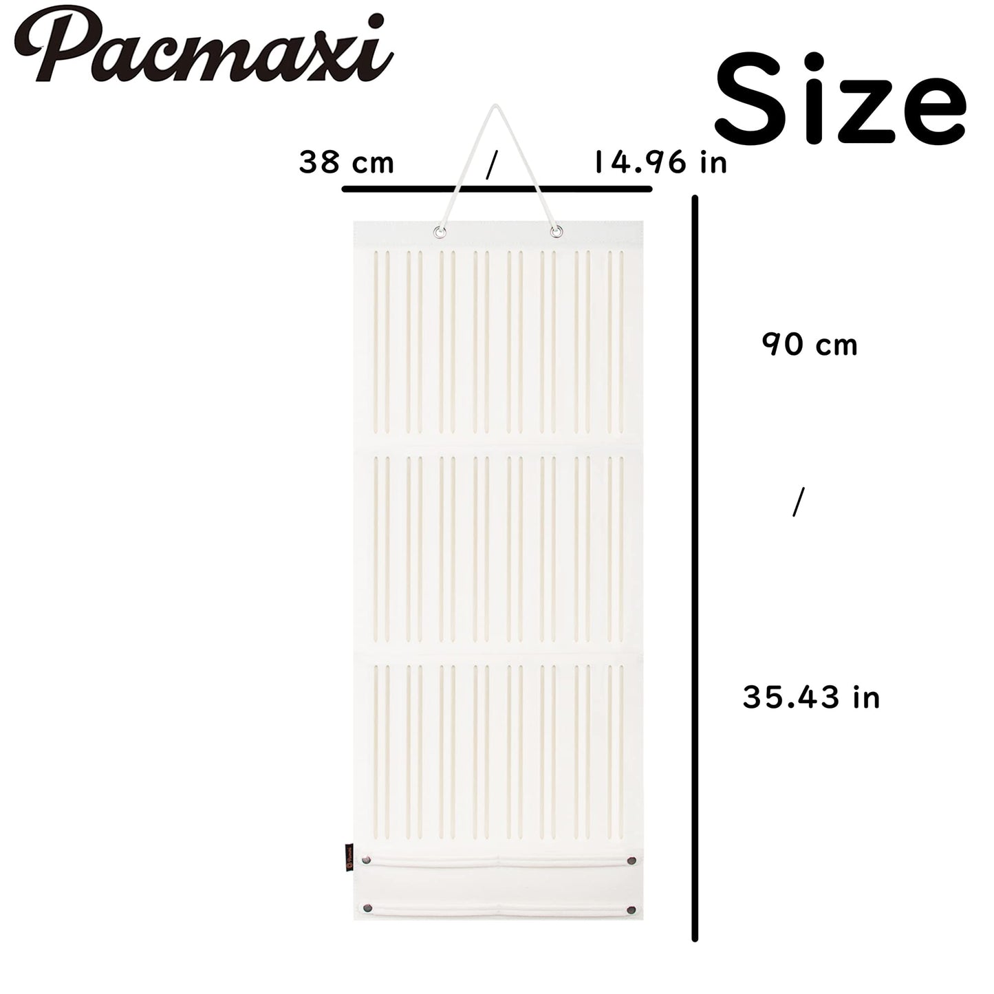 Baby Girl Hair Bows & Clips Organizer - Sturdy Stand, Wall Hanging for Nursery Decor (White, Large)