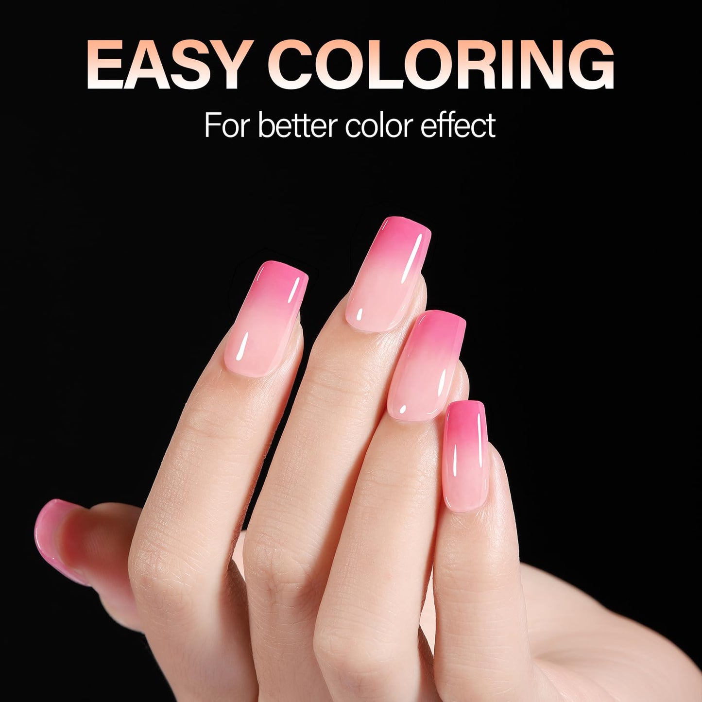 AILLSA Short Square Nails Clear Gel Nail Tips False Full Cover Soft Nails Tips for DIY Home Salon Gift, Preshaped Gelly Press on Fake Nail Tip for Nail Extension 216PCS 12 Sizes