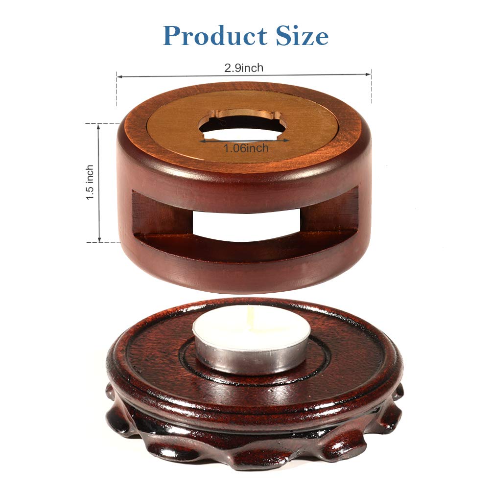 Triwol Wax Seal Maker Kit - Wax Seal Warmer & Melting Furnace, Wedding Spoon Holder & Envelope Sealer