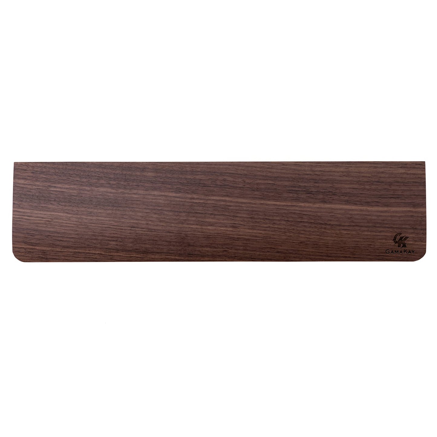 GK GAMAKAY Wooden Wrist Rest Pad, 12.8" Compact Ergonomic Walnut Wood Hand Wrist Rest for 60% 75% Mechanical Keyboard, Non-Slip Palm Pad for Comfortable Typing and Playing (for 75%)
