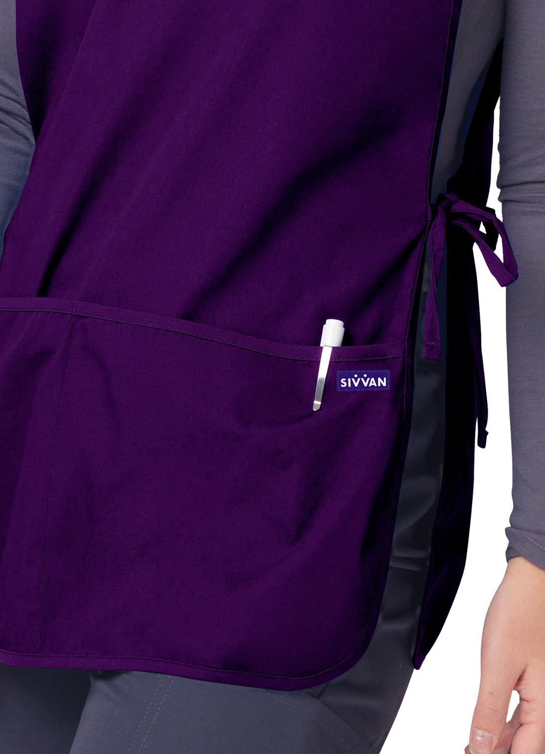 Sivvan Unisex Apron - Cobbler Apron - S8700 - Purple - R