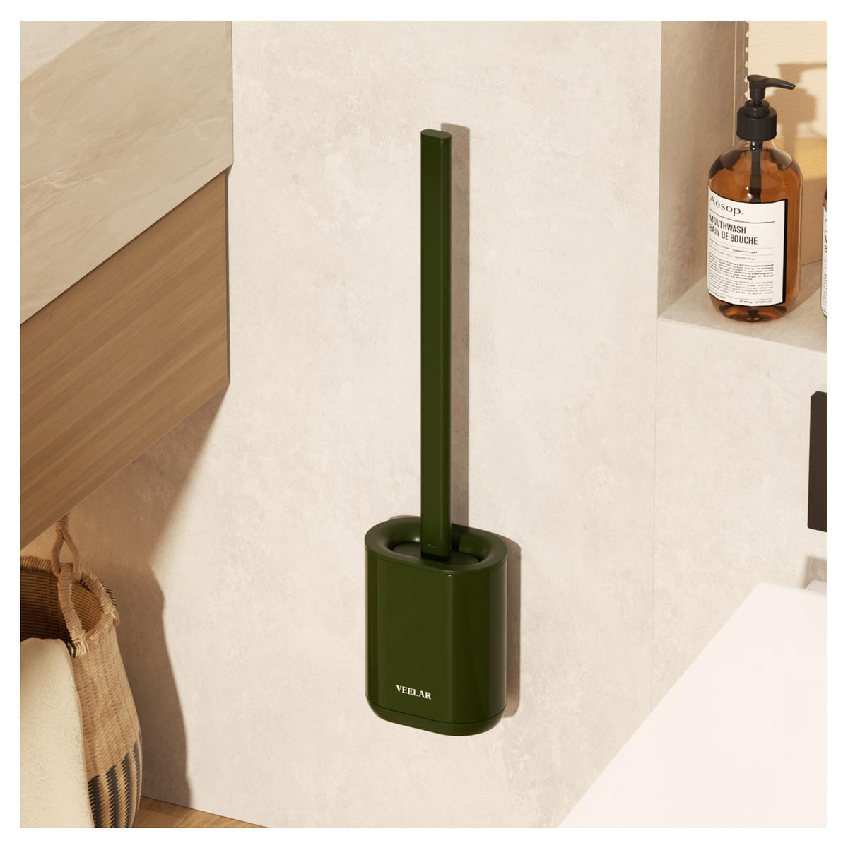 Toilet Brush and Holder Set