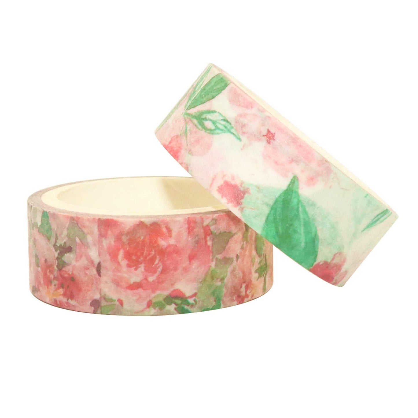 VIVIQUEN 20 Rolls Flower Washi Tape Set, 15mm Floral Washi Tape for Bullet Journal, Masking Decorative Tapes for Arts and DIY Crafts, Gift Wrapping