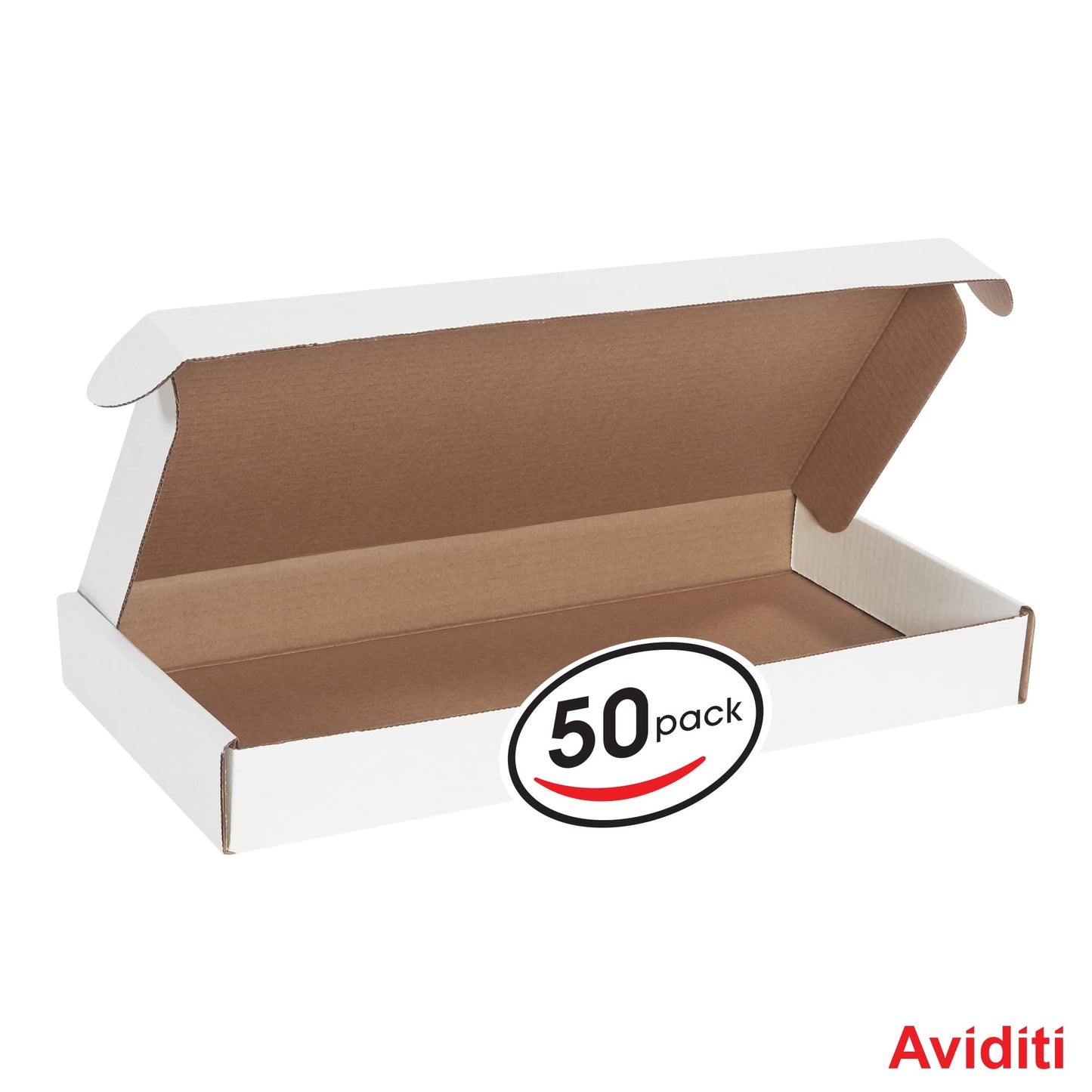 BOX USA Shipping Boxes Small 19"L x 9"W x 2.25"H 50-Pack - Corrugated Cardboard Box for Moving, Mailing, Packing, Packaging and Storage