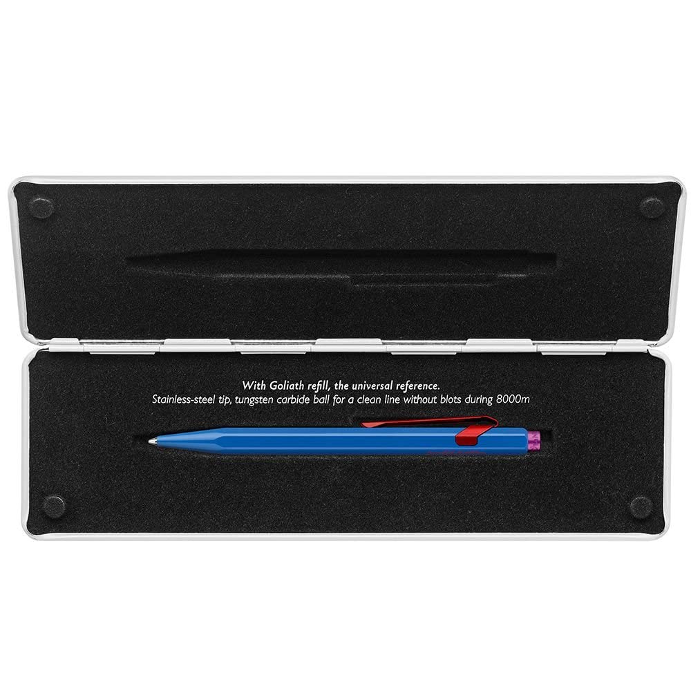 Caran d'Ache 849 Ballpoint Pen 'Claim Your Style' Edition 2 - Cobalt Blue