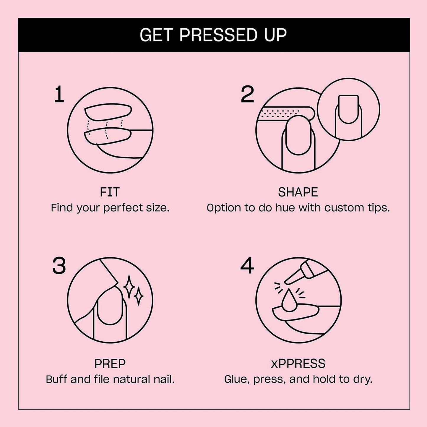 OPI On Point Baby Take a Vow | Short Squoval Nude Pastel Pink Press On Nails | With Nail Glue | Long Lasting, Reusable, Non-damaging