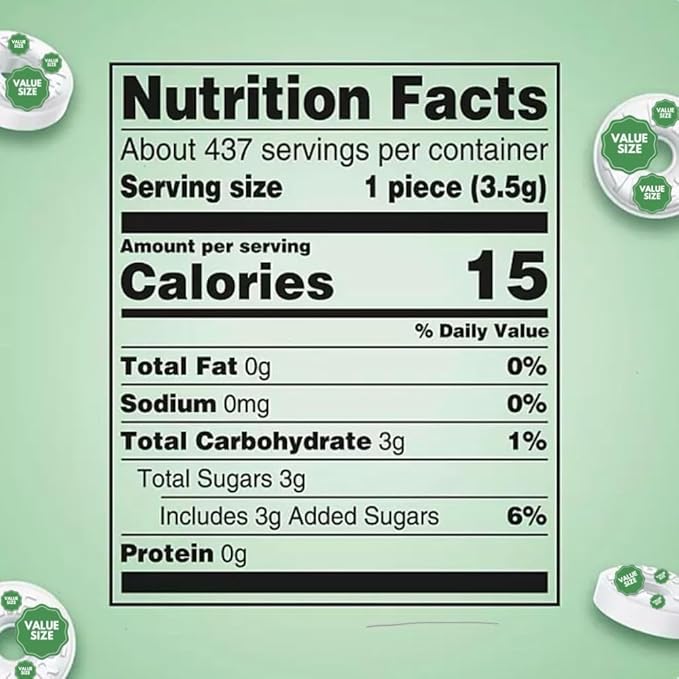 LifeSave Wint O Green Individually Wrapped Mints Hard Candy, 3.5 lbs Bag w/A Storage Bag
