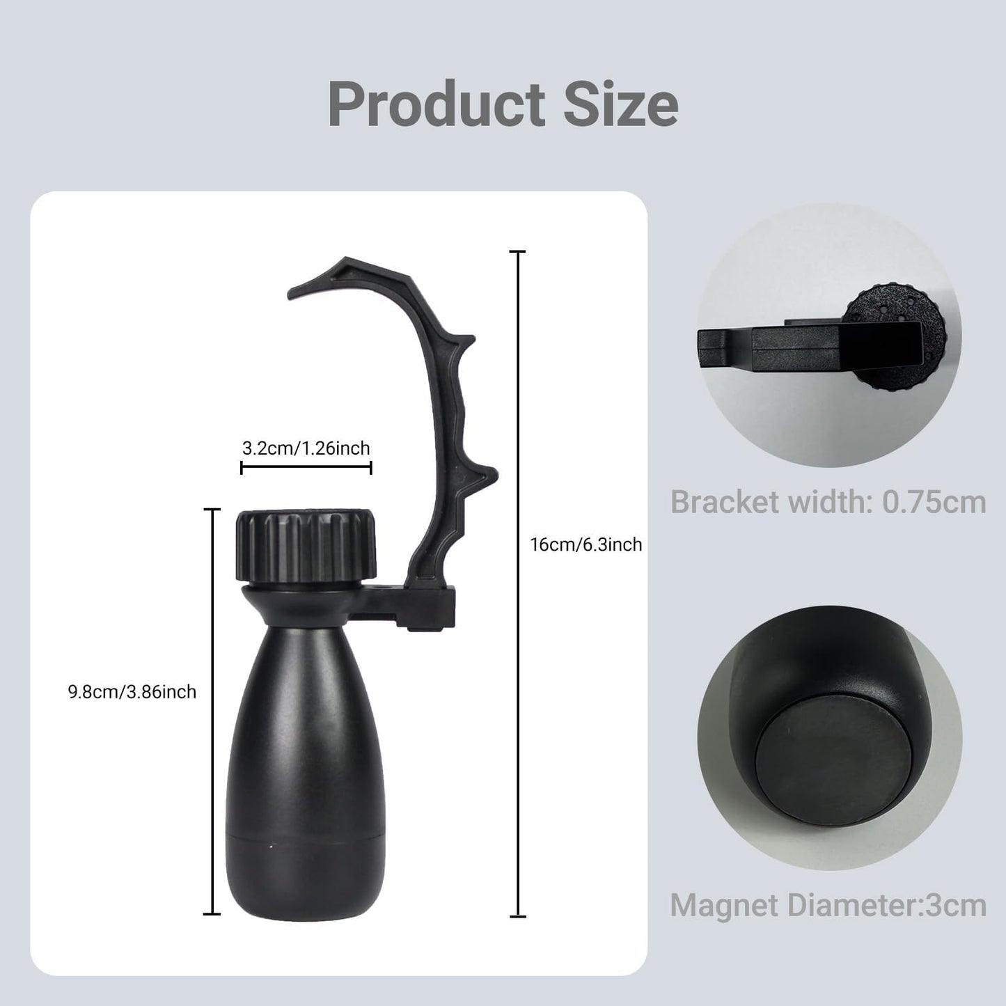 Miniature Painting Handle with Stabiliser Bar & Magnetic Base - 360° Rotating Model Holder with Finger Rest for Wargaming, D&D & Figures - Anti-Shake Support for High Precision Details