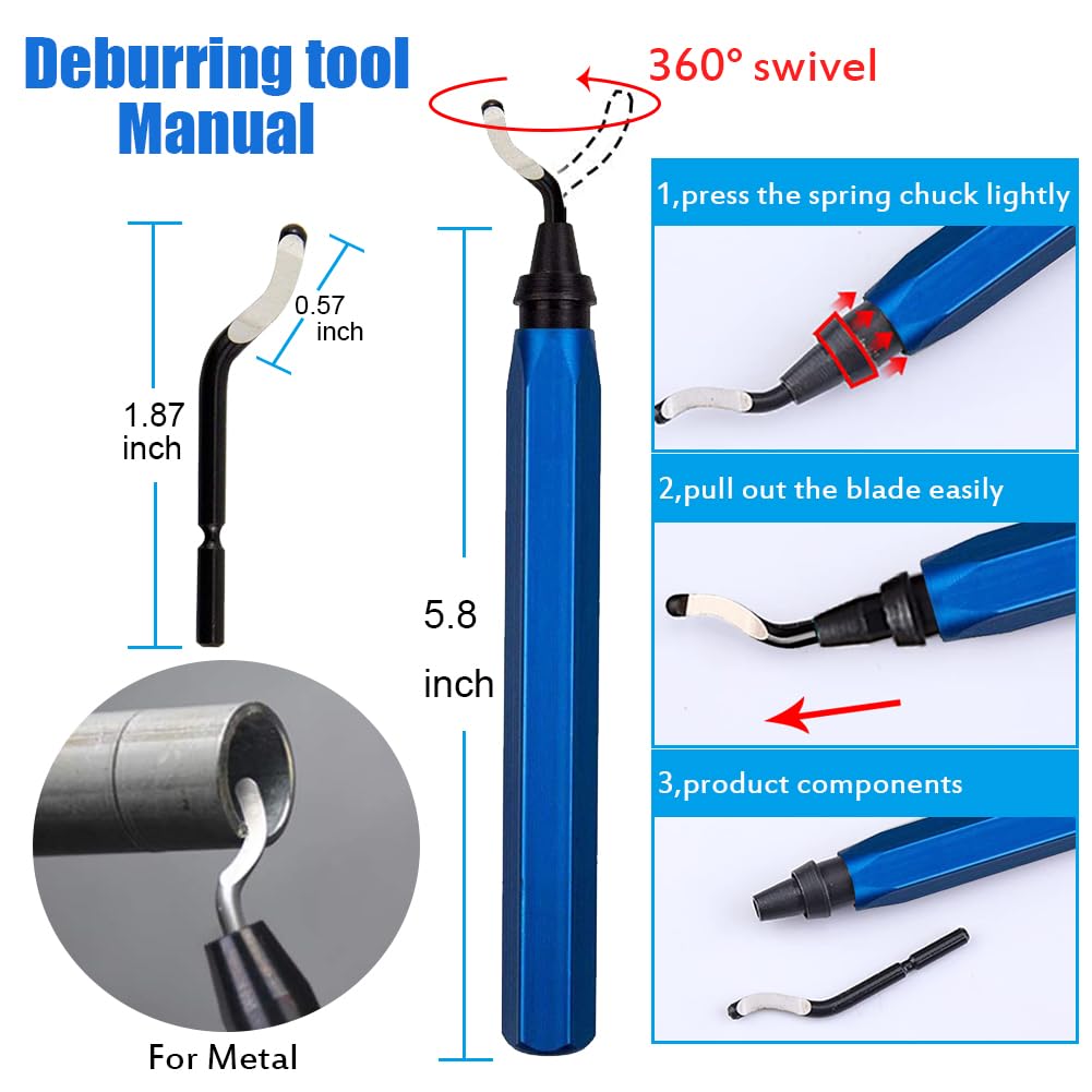 3D Printing Tools Kit,3D Printer Accessories, 3-Speed USB Rotary Tool with Bits & Deburring Tool for 3D Printing Burr, 3D Printer Model,Resin Model Engraving, Drilling, Carving, Polishing