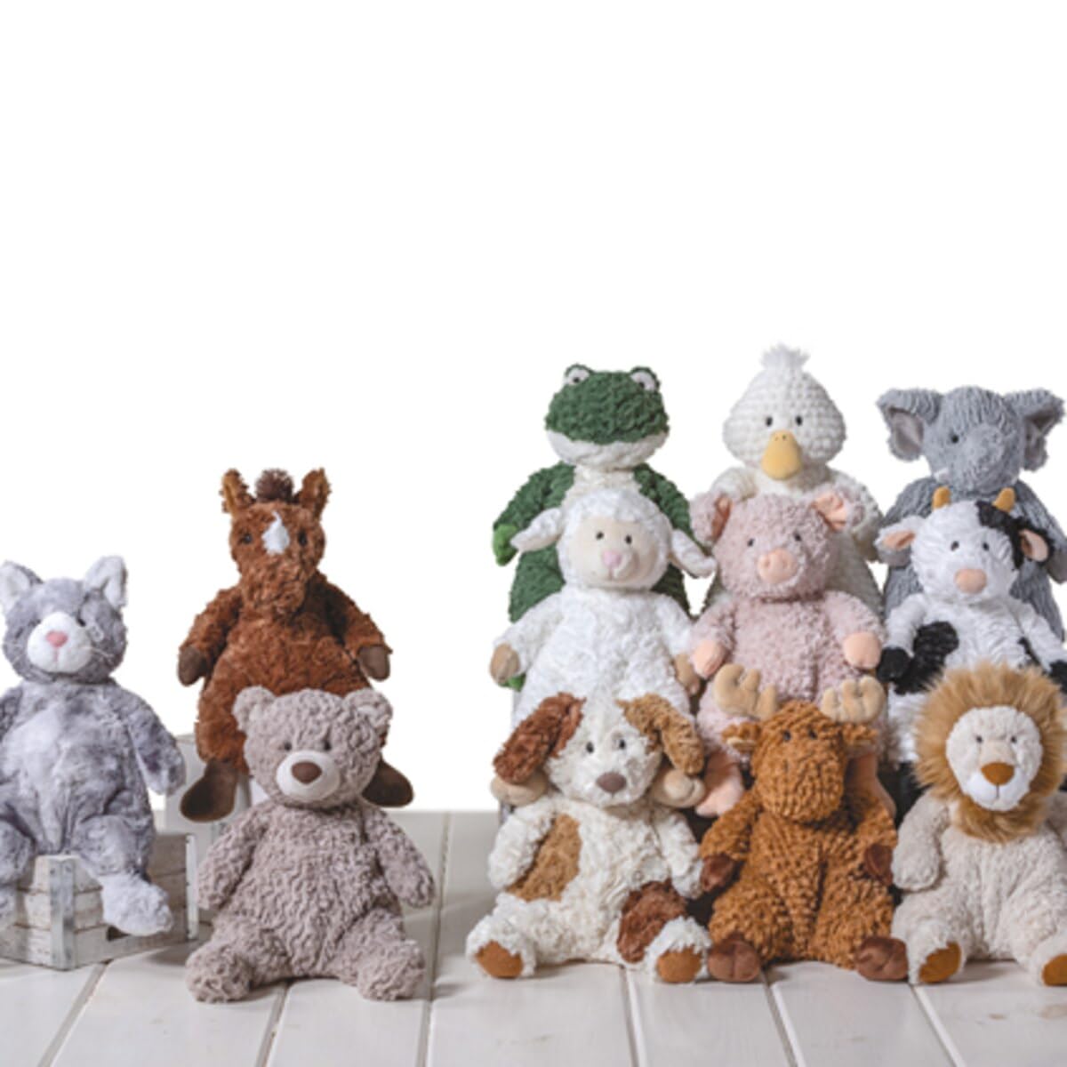 Mary Meyer Stuffed Animal Snuggables Plush Soft Toy, 14-Inches, Teddy Bear