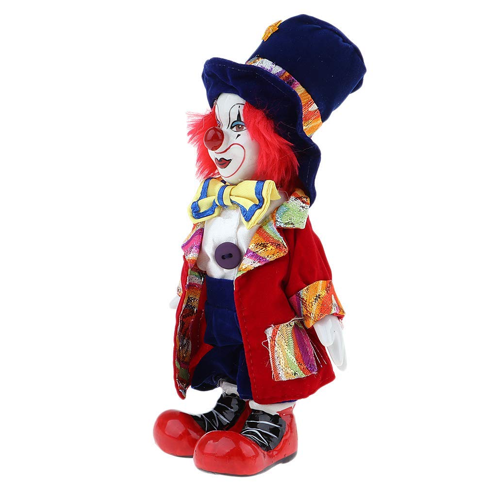 KODORIA Clown Doll Clown Figure Doll Halloween Ornaments Home Table Desk Top Decor - #5