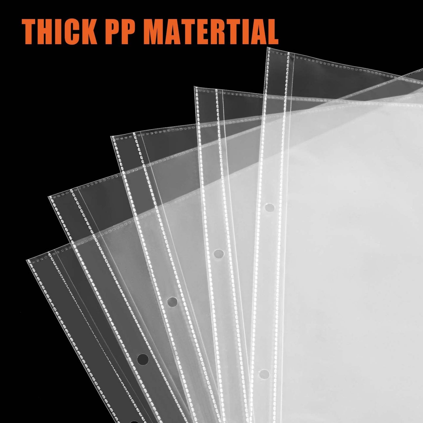 Page Protector for 11x17 Paper, 50 Pack, Tabloid Size Sheet Protectors, 11x17 Binder Sleeves
