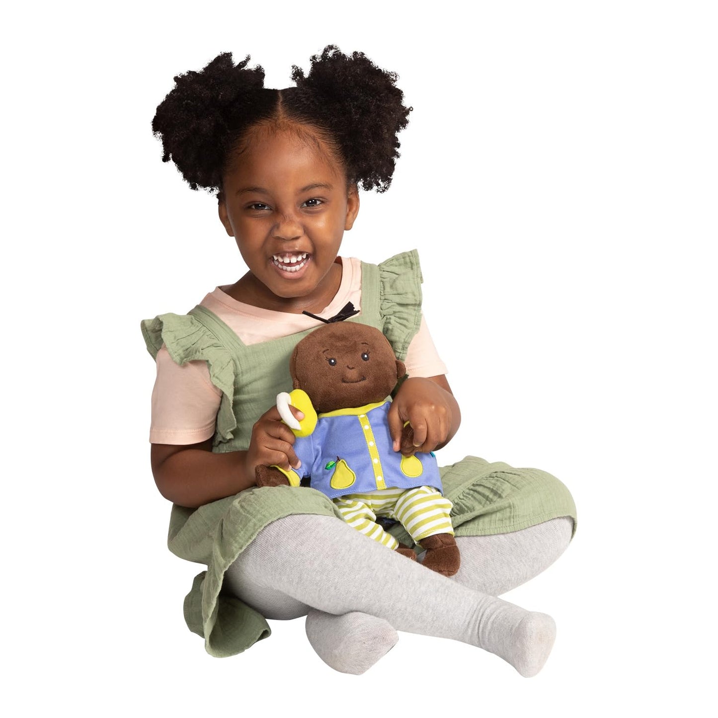 Manhattan Toy Baby Stella Brown Doll 15" Soft First Doll