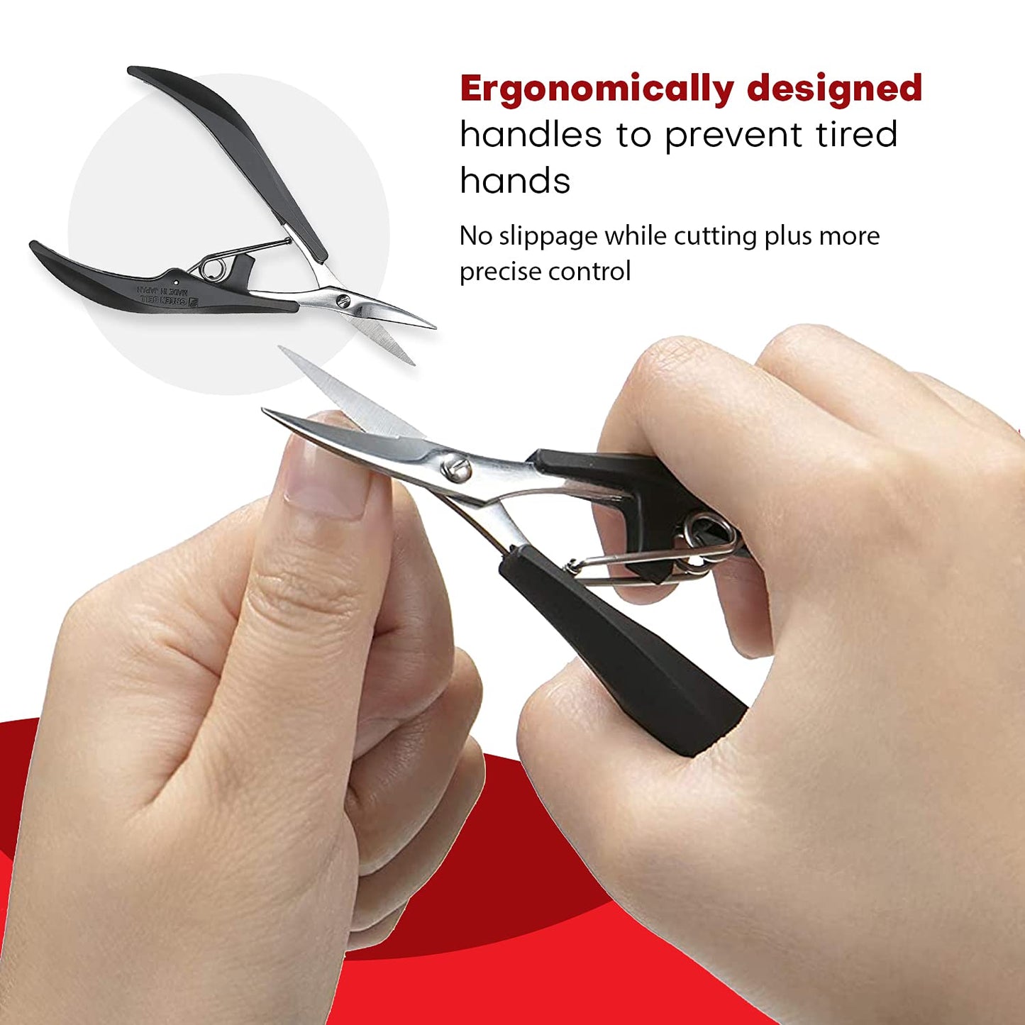Seki Edge Stainless Steel Nail Scissors (SS-205)