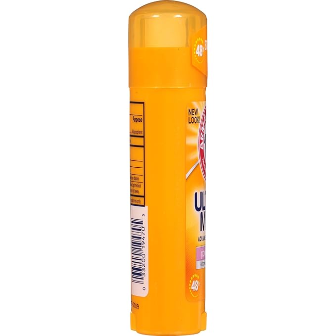 Arm & Hammer Ultra Max Antiperspirant Deodorant, Powder Fresh, Solid, 2.6 Ounce (Pack of 6)