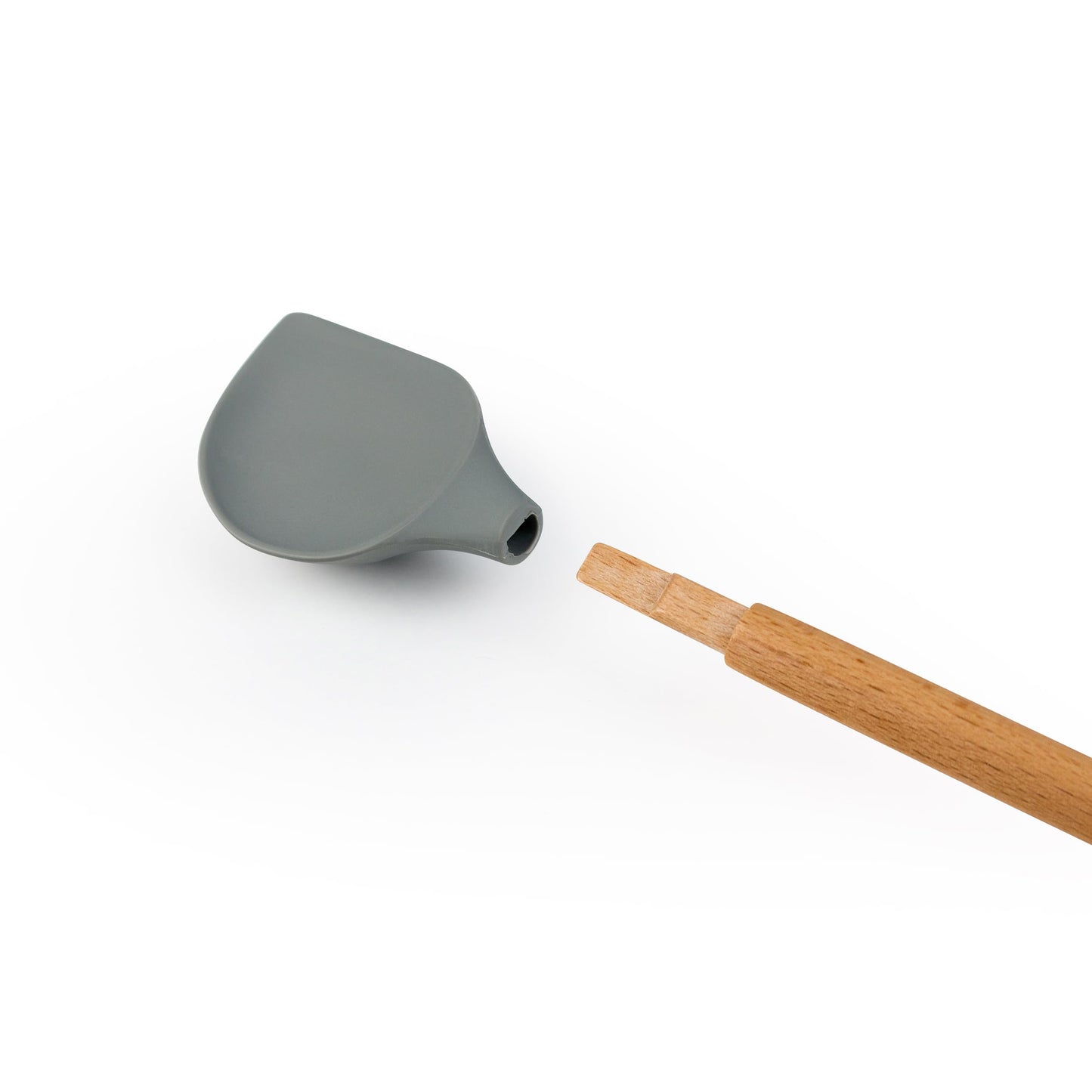 Peanut Butter Spoon - PBspoon Jar Cleaning Spatula with Wooden Handle, Food-Safe & BPA-Free, Perfect for Scraping, Scooping, and Spreading Nut Butters and Spreads