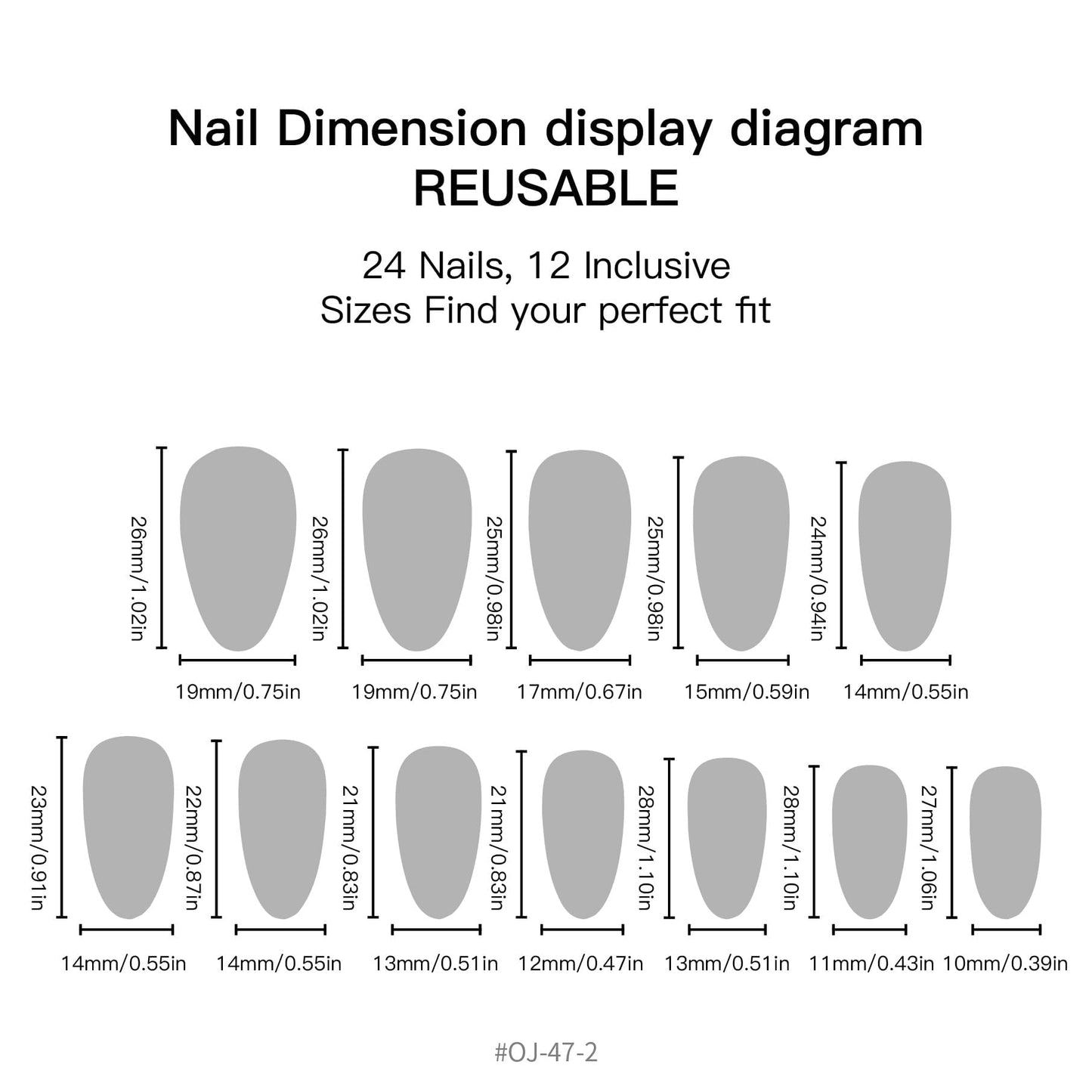 plalely Almond Press on Nails Medium Gradient Fake Nail Big Colorful Polka Dot Acrylic Nail Press ons Stick on Nail for Women 24pcs