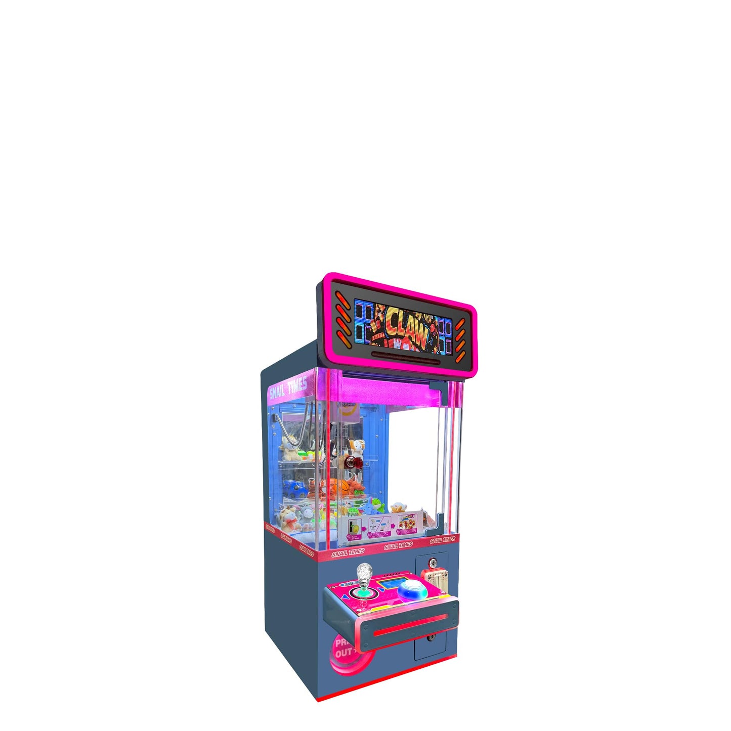 CREATIVE ARCADES Mini Kid Friendly Toys Size Claw Machine- 15.5" W x 15.5" D x 34.5" H