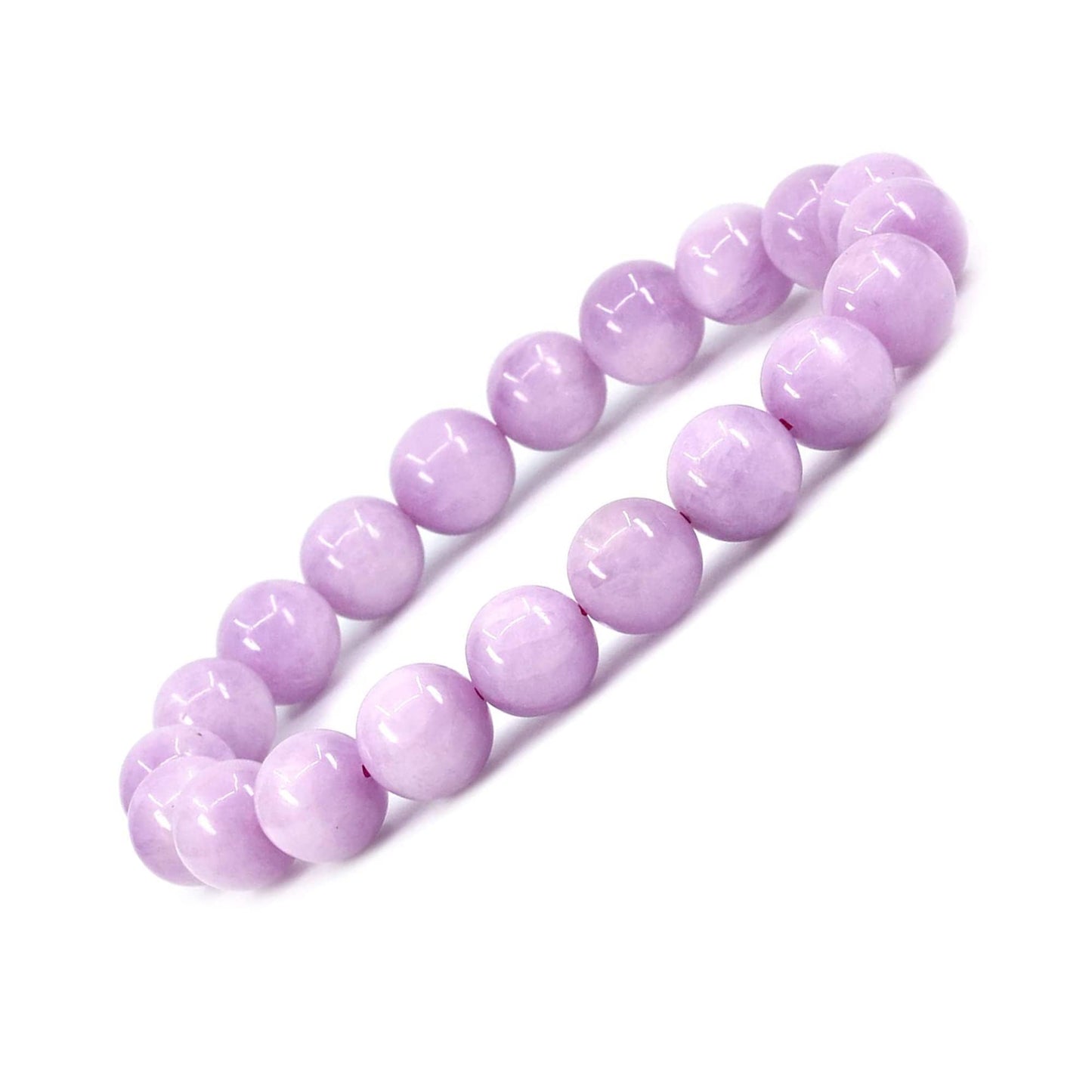 OwizJade Kunzite Bracelet 10MM Natural Beads | Unisex Festivals