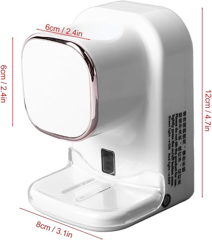 Electric Toothpaste Dispenser, Responsive Electric Toothpaste Squeezer Wall Mount with Sensor for Kids for Bathroom (White)