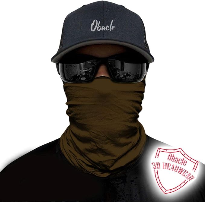Obacle Neck Gaiter Face Mask Bandana for Dust Wind Sun Protection for Men Women