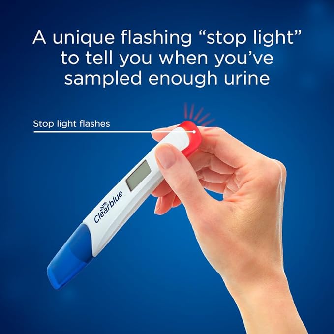 Clearblue Early Digital Pregnancy Test, Early Detection at Home Pregnancy Test, 3 Ct