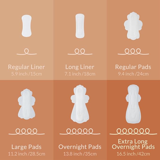 100% Organic Long Panty Liners for Women long-192ct, Ultra Thin Cotton Cover, Long Pantiliners, Light Absorbency, Unscented Barely There Pantie Liners (Long Liner, Size 2, 192ct)