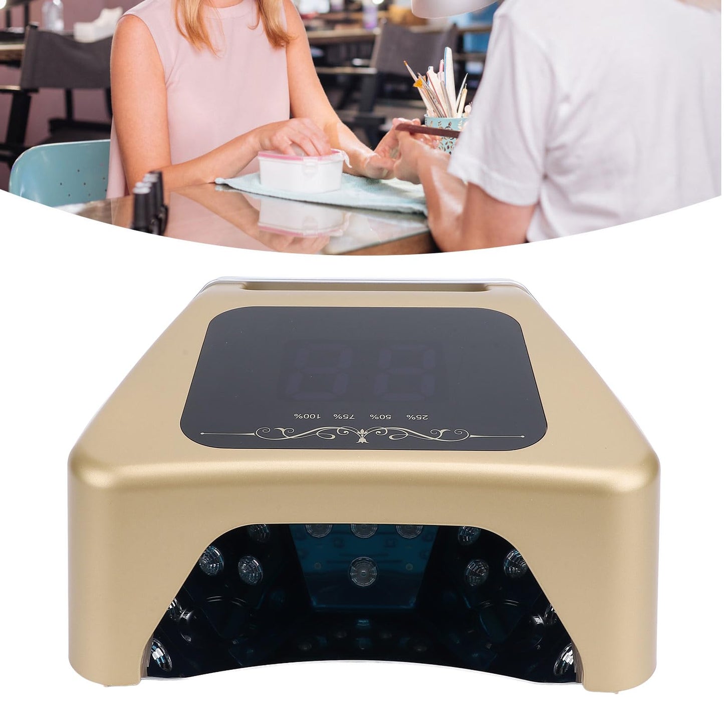 U V LED Nail Lamp Gel Light with 4 Timers Nail Dryer for Gel Polish Nail Light 36Pcs Lamp Beads and Automatic Sensorg for Salon and Home