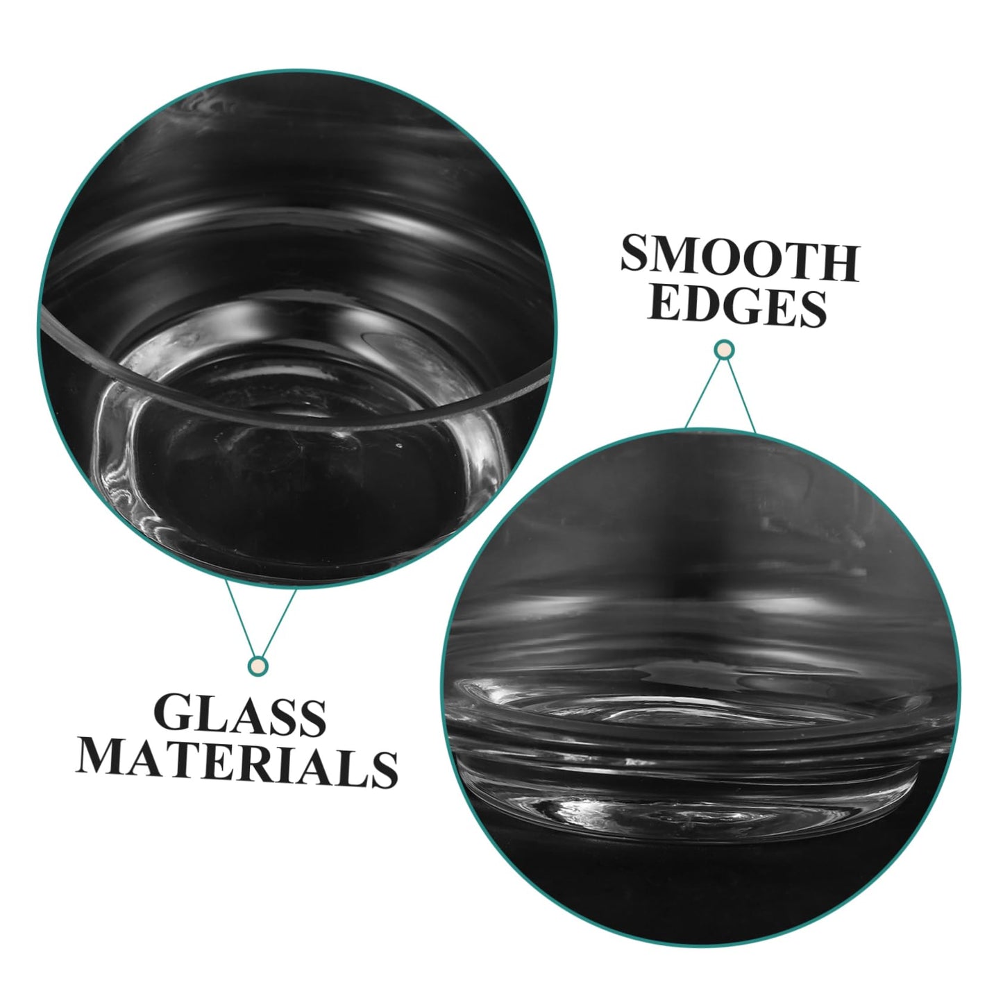 KONTONTY Glass Cylinder Vase for Centerpieces Decorative Terrarium Planter for Succulents and Water Plants Home and Event Decor