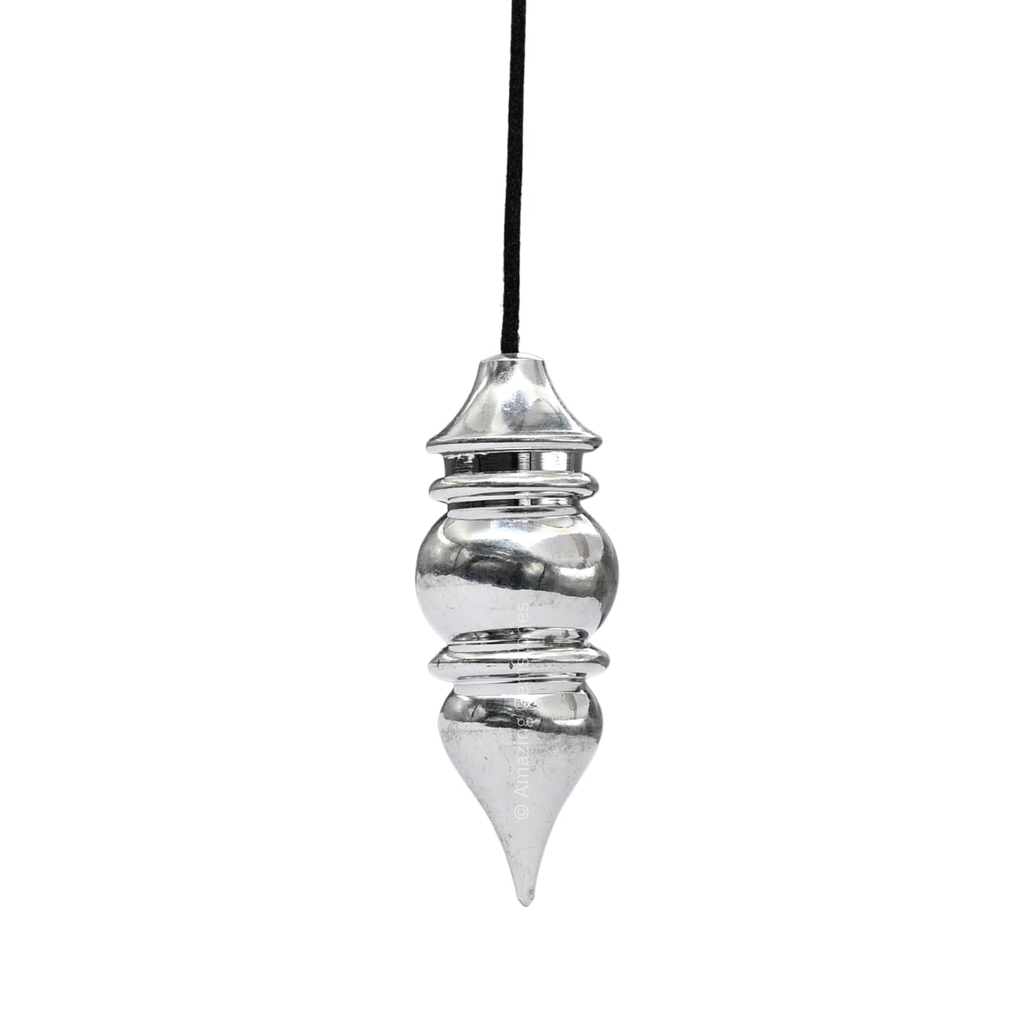 Amazing Gemstone Healing Metal Pendulums for Divination, Silver Tear Drop Pot Steel Copper Pendulum High Energy Pendulo de Bronce Pendulos de Mesa MP57