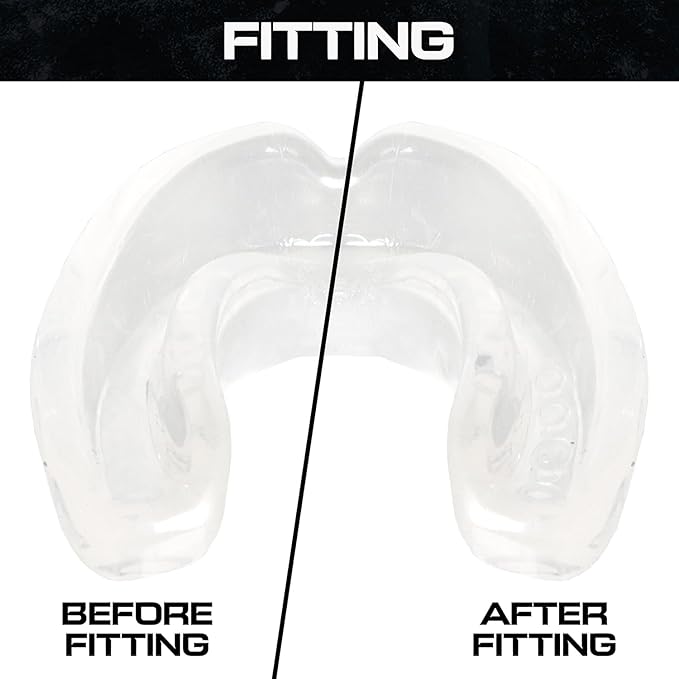 Sports Mouth Guard for Kids,Youth,Boys,Girls,Child Teen Mouthguard with Case (BPA Free) for Boxing, Martial Arts,MMA Karate,Lacrosse,Football,Soccer and All Contact Sports (Crystal)