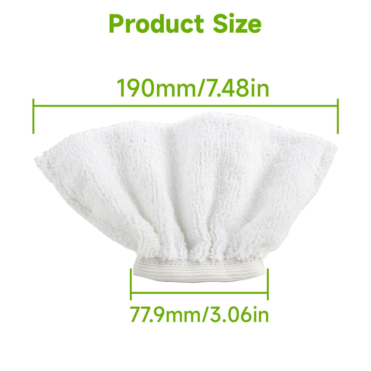 4Pack Microfiber Cloths for Handheld Steam Cleaner Compatible with Bissell Steam Shot