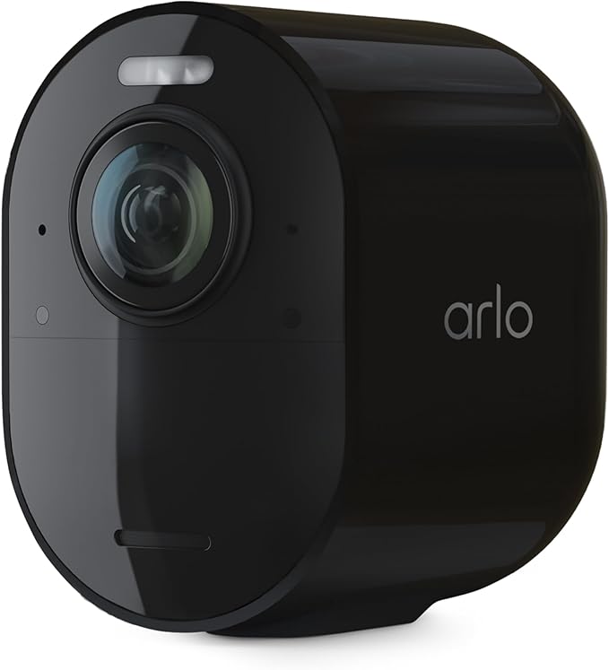 Arlo Ultra 2 Spotlight Camera 4K HDR (Camera only, SmartHub Sold Separately & is Required to Operate | Wireless Home Security Camera | Color Night Vision, Motion Sensor, 180º View, 2-Way Audio, Black