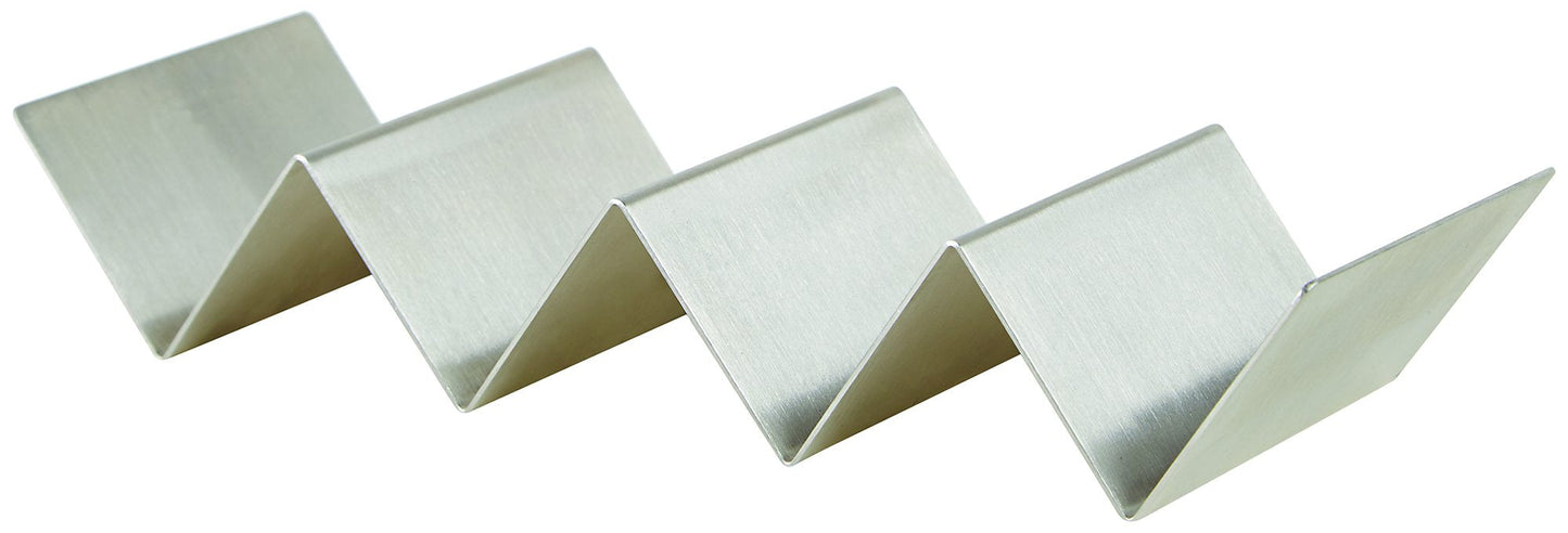 Winco 3-4 Slots, Stainless Steel Taco Holder