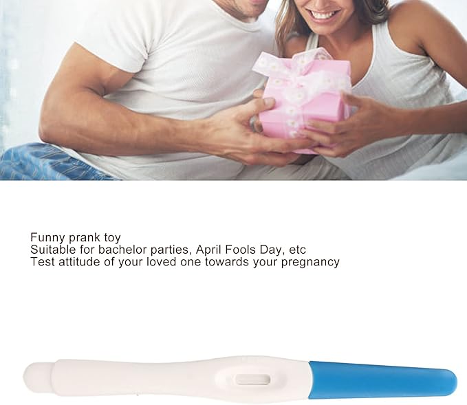 Test Stick, 5.5in Length, Plastic False Pregnancy Test Stick Joke Pregancy Test Kit for April Fools Day