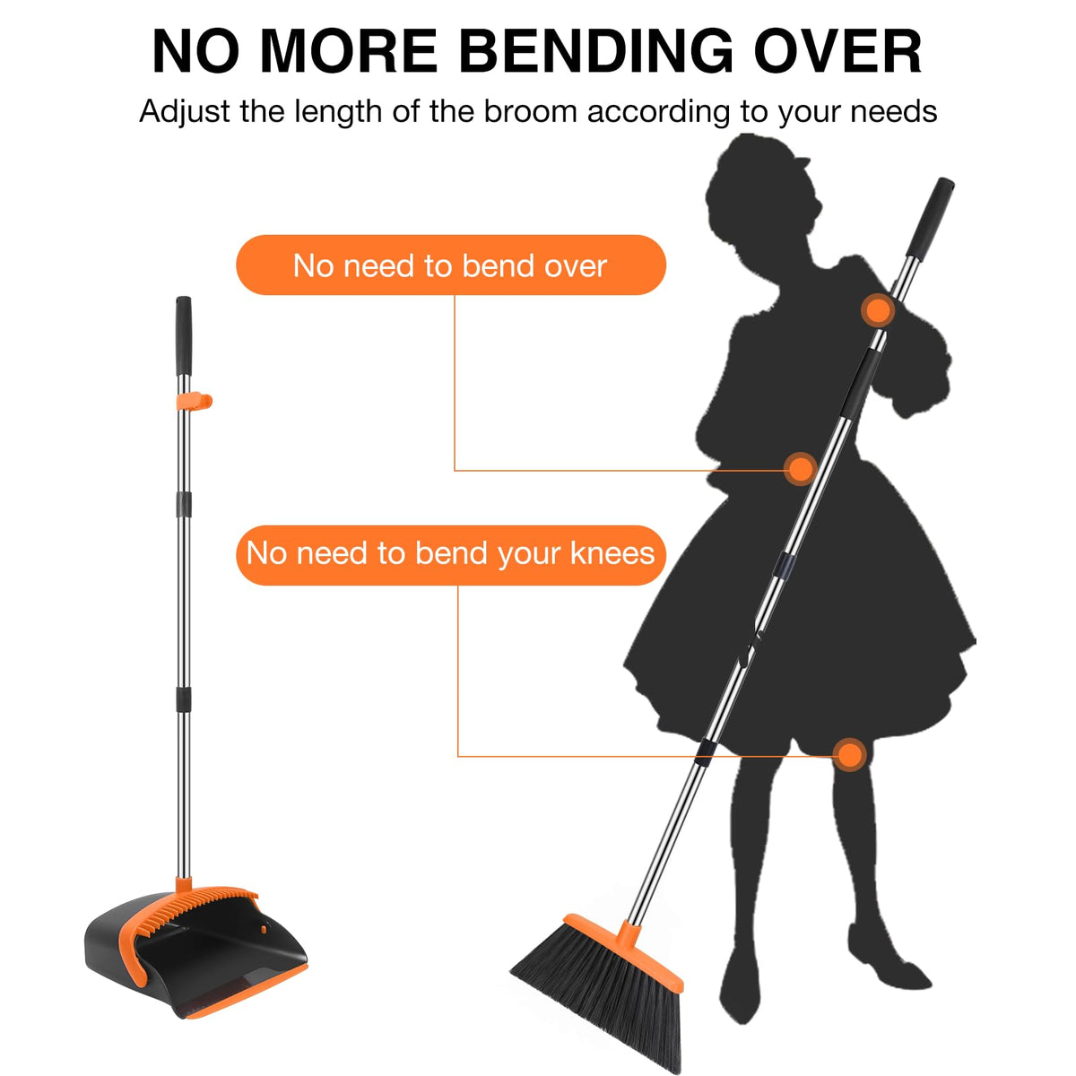 Broom and Dustpan Set (2 Count)