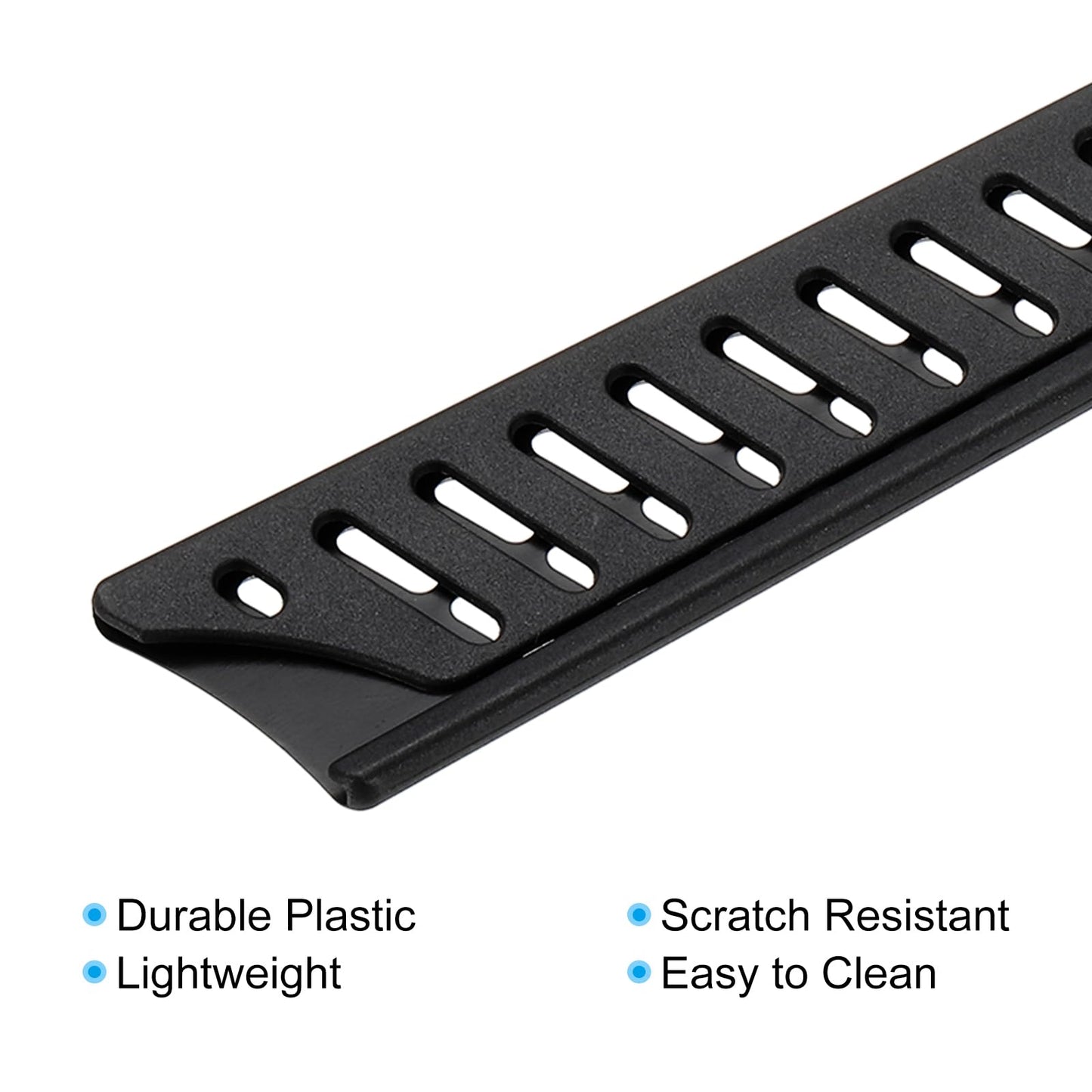 PATIKIL PP Safety Knife Cover Sleeves for 10" Bread Knife, 5 Pack Knives Edge Guard Blade Protector Universal Knife Sheath for Kitchen, Black