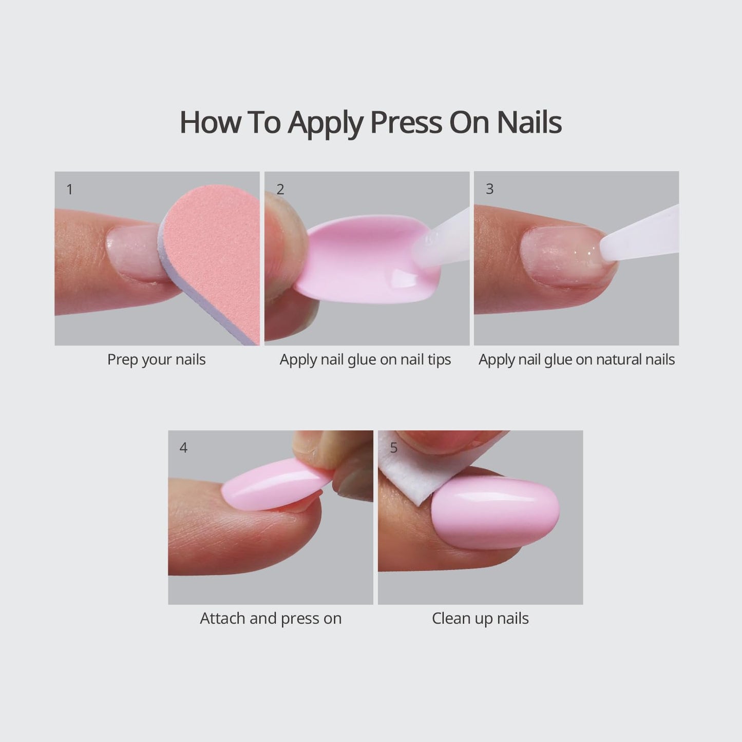 BTArtbox Press On Nails Almond - Raspberry Red Short Press On Nails with Glue for Women, Opaque Soft Gel Glue On Nails in 16 Sizes - 32 Stick On Nails Kit, Berry Blod