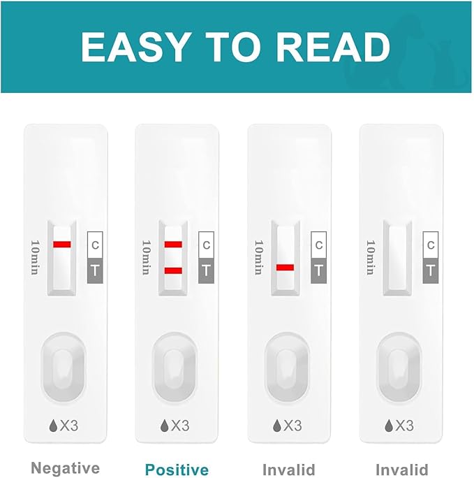 Dog & Cat Pregnancy Test Kit at Home,Dog Urine Test - Urine-Based, 98.8% Accurate, 10-Minute Results, Painless(1 PCS)