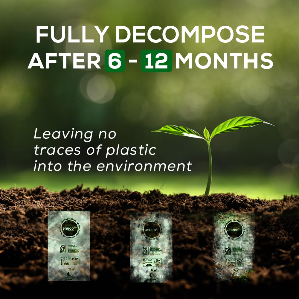 100% Home Compostable Food Waste Bags (50 Count)